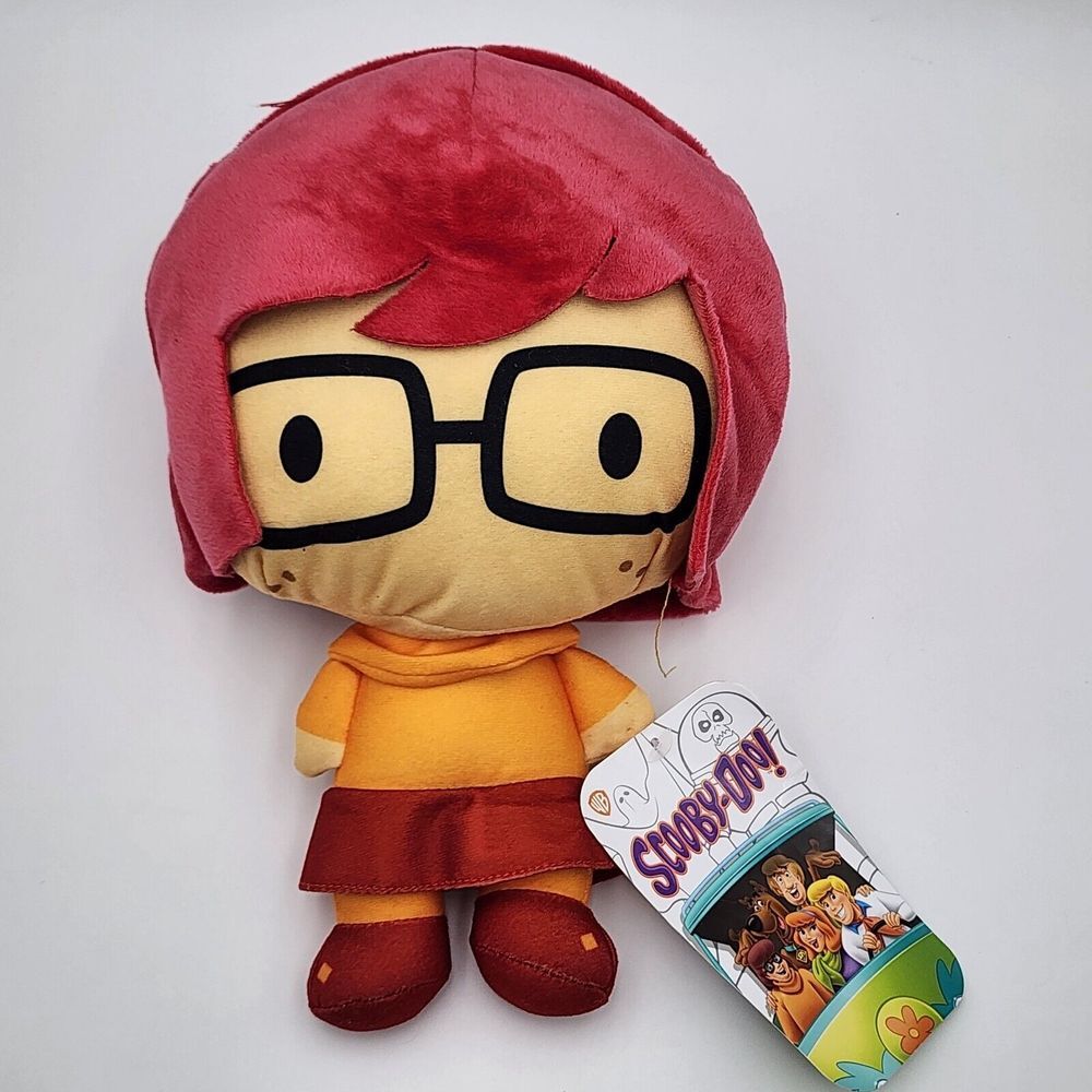 Scooby Doo Velma Toy Factory‎ 10" Chibi Plush Doll Girl Glasses Stuffed Orange